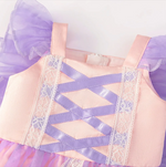 Baby Girl Princess Romper – Lavender & Pink