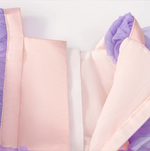 Baby Girl Princess Romper – Lavender & Pink