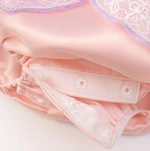 Baby Girl Princess Romper – Lavender & Pink