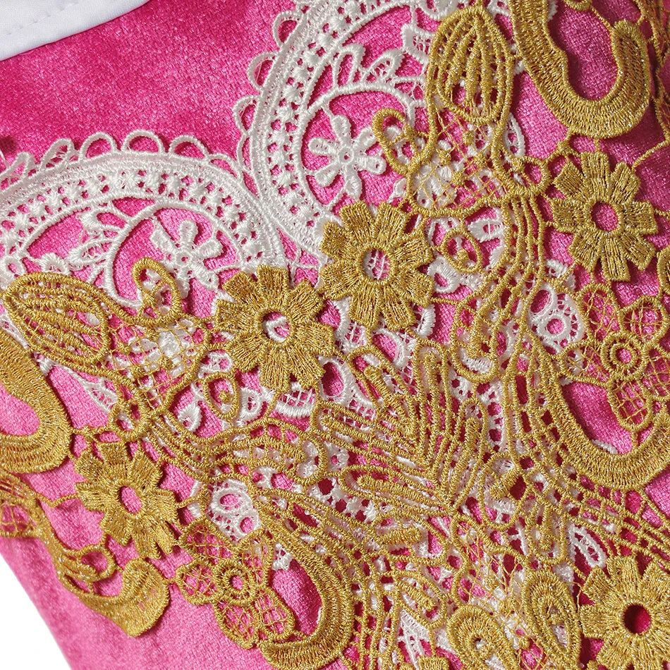Royal Pink Princess Costume Ball Gown