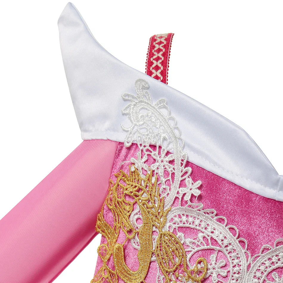 Royal Pink Princess Costume Ball Gown