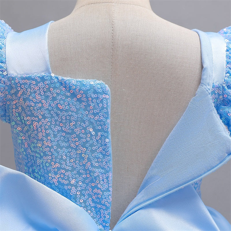 Sky Blue Princess Costume Ball Gown