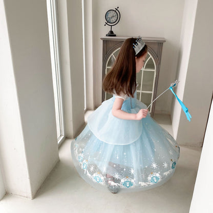 Blue Dream Princess Costume Ball Gown