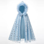 Princess Costume Snowflake Hooded Cape