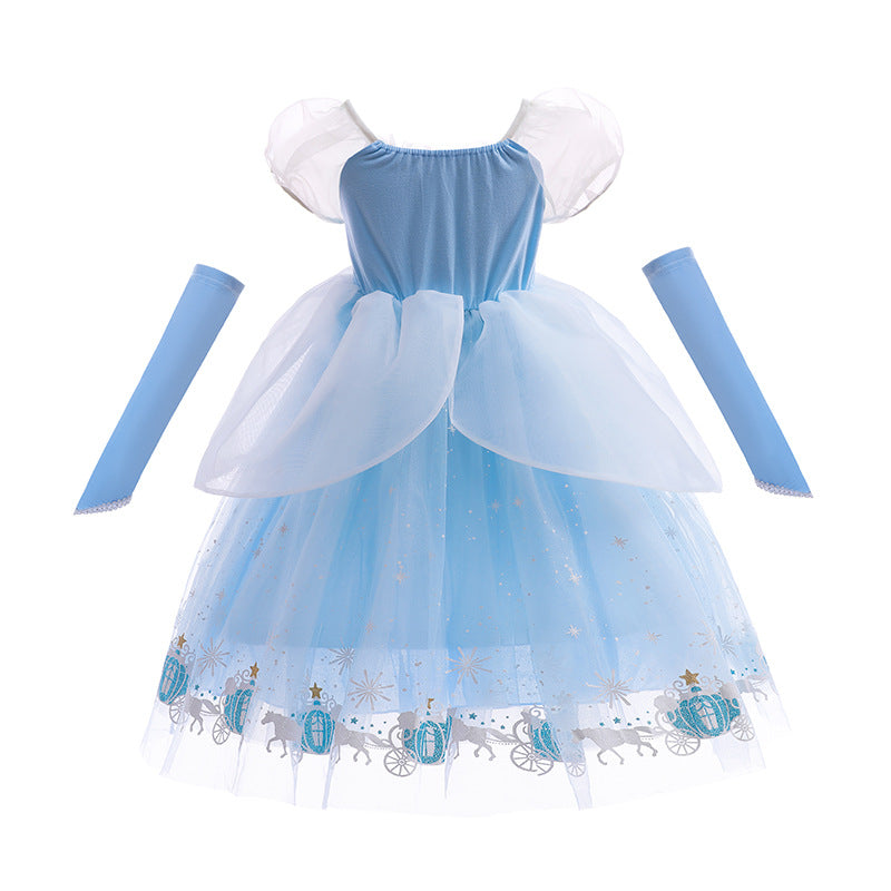 Blue Dream Princess Costume Ball Gown