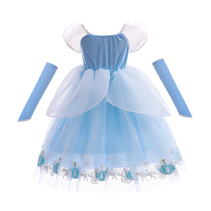 Blue Dream Princess Costume Ball Gown