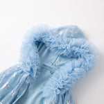 Princess Costume Snowflake Hooded Cape
