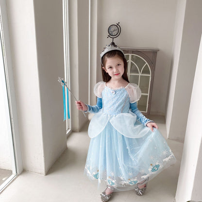 Blue Dream Princess Costume Ball Gown