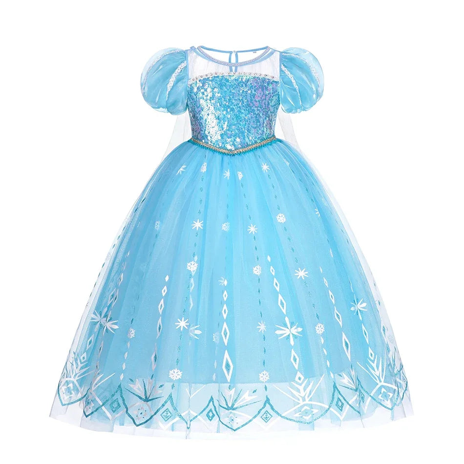 Ice Blue Princess Costume Set