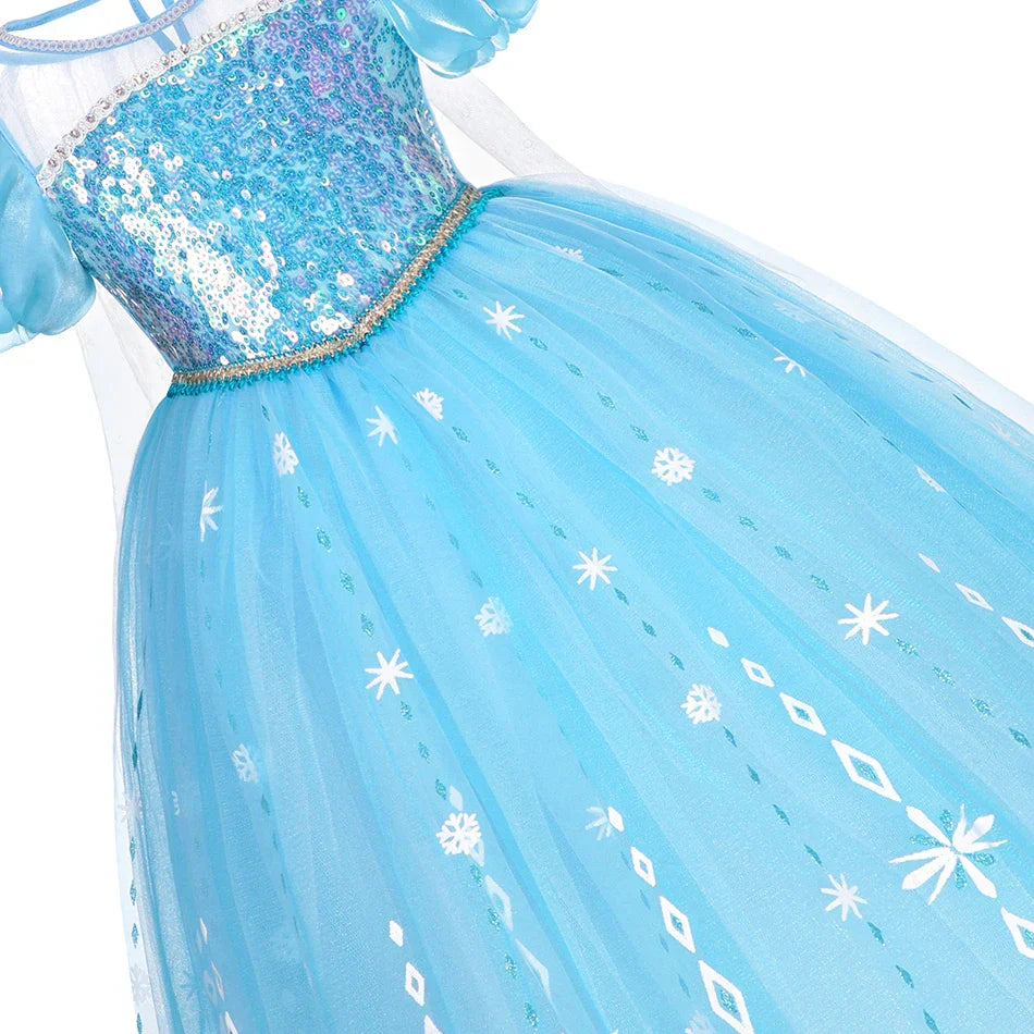 Ice Blue Princess Costume Set