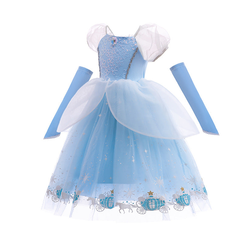 Blue Dream Princess Costume Ball Gown