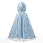 Princess Costume Snowflake Hooded Cape