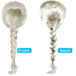 Princess magic wand with blue crystal heart and ribbon details