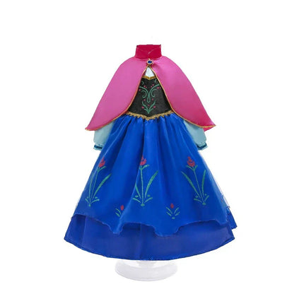 girls rose of the north gown showing sequin bodice and layered skirt