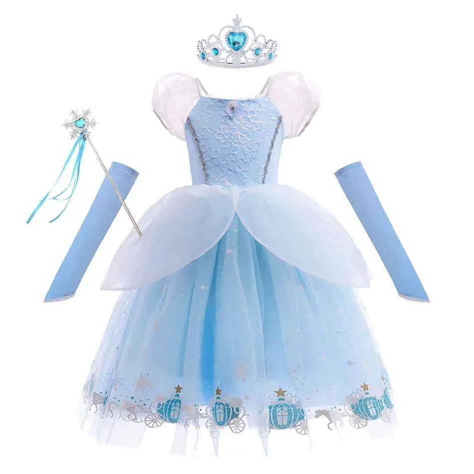 Blue Dream Princess Costume Ball Gown