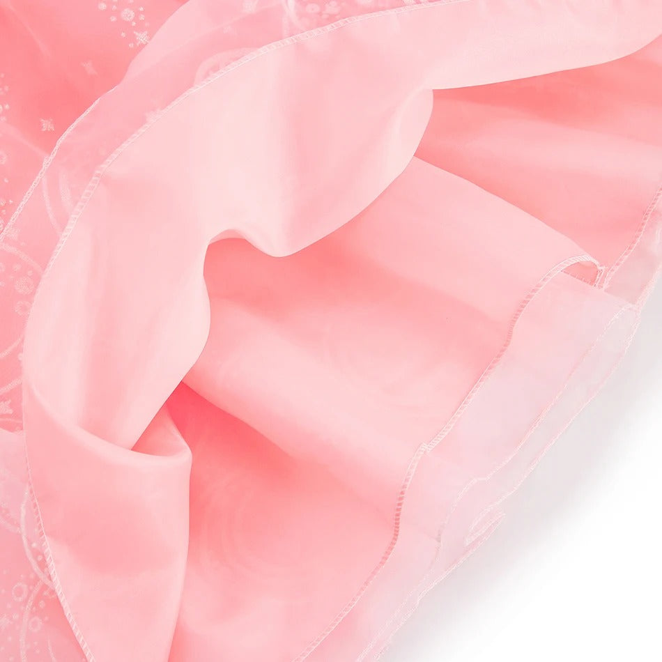 Pink Sequin Princess Costume Ball Gown
