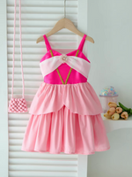 princess-hot-pink-play-dress-front-gold-trim