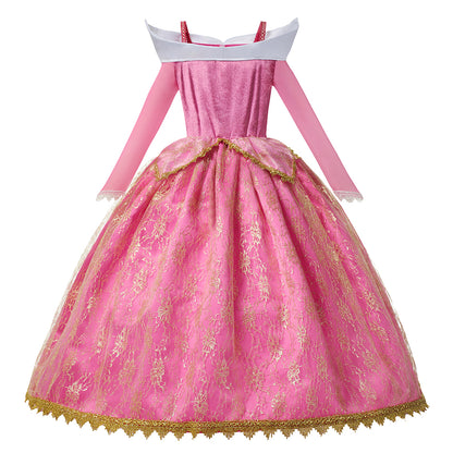 Royal Pink Princess Costume Ball Gown
